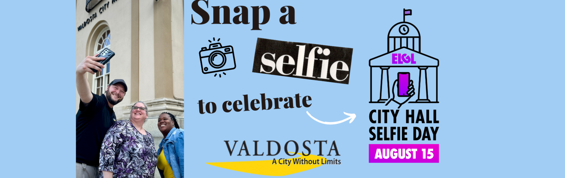 City Hall Selfie Day Annoucement