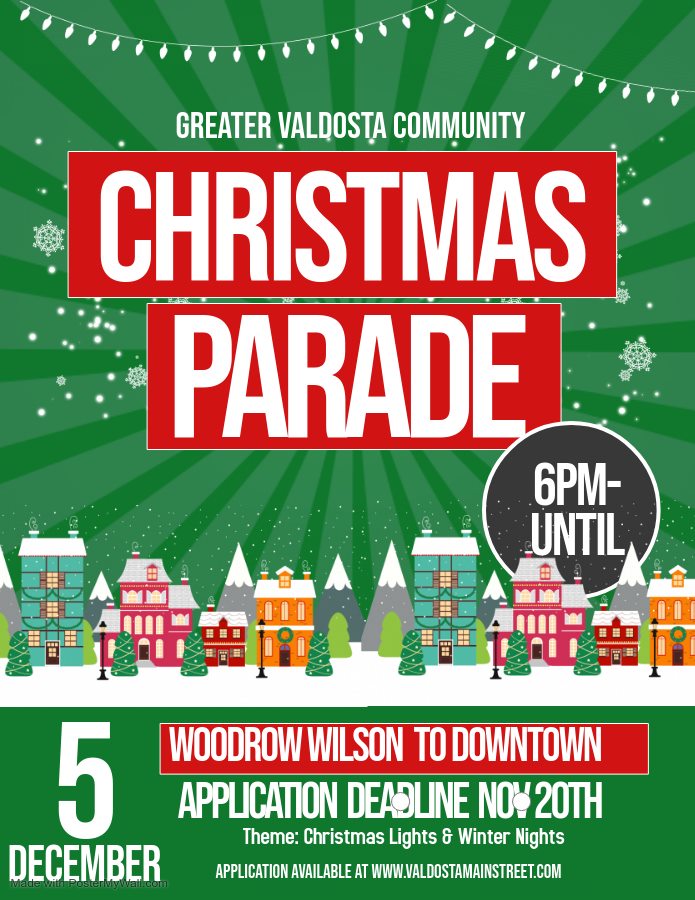 Greater Valdosta Community Christmas Parade Scheduled For Dec 5 City