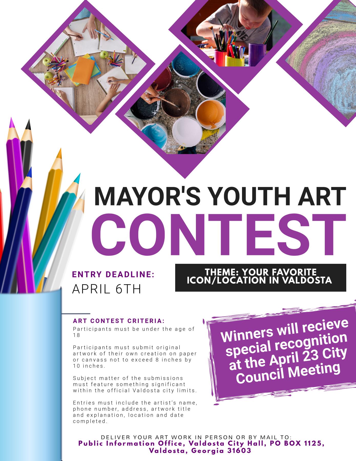 Mayor’s Youth Art Contest | City of Valdosta, GA